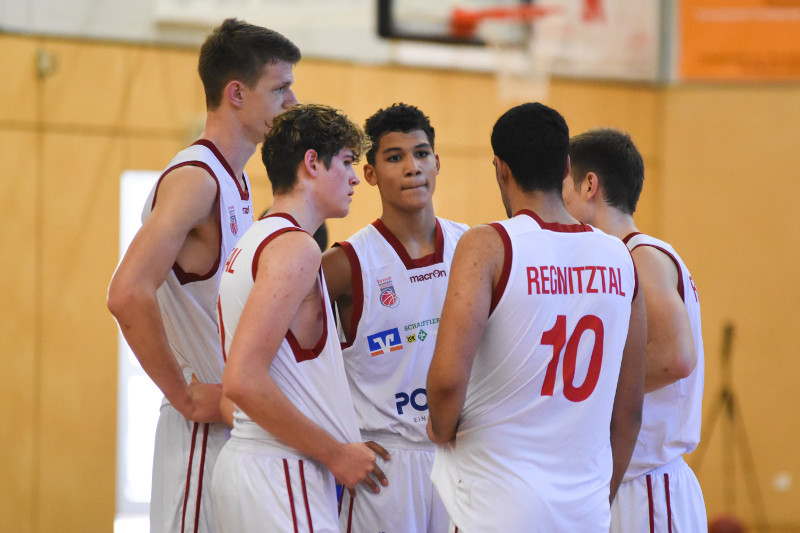 Team Regio2 (Andreas Nicklaus, Benjamin Höhmann, Mehmet Uysal, Nicholas Tischler, Heinrich Ueberall), Copyright: Brose Bamberg Youngsters – Lina Ahlf